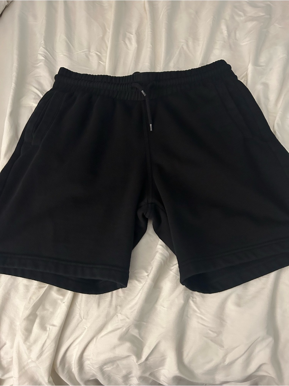 H&M Black Athletic Drawstring Shorts